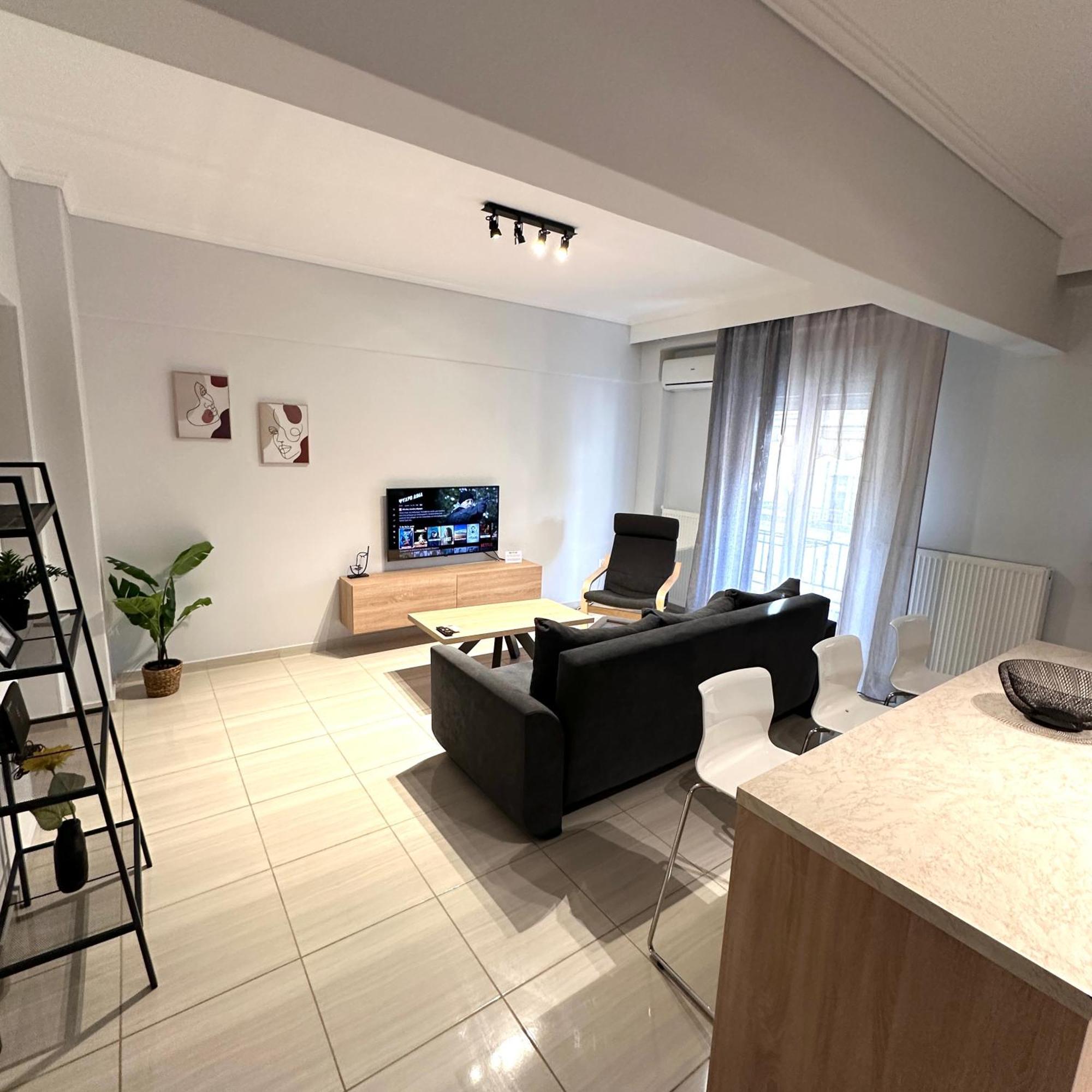 Anemome Deluxe Apartment Tesalonika Bagian luar foto