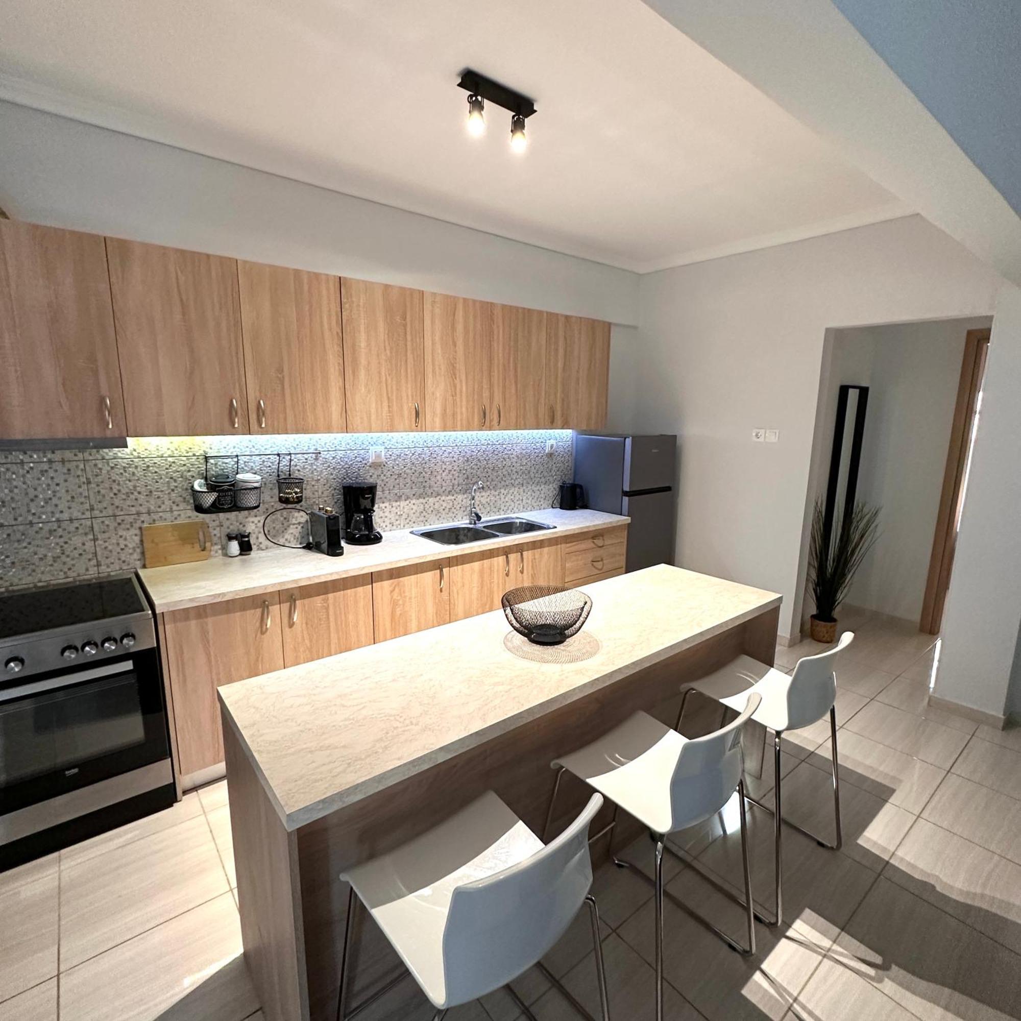 Anemome Deluxe Apartment Tesalonika Bagian luar foto